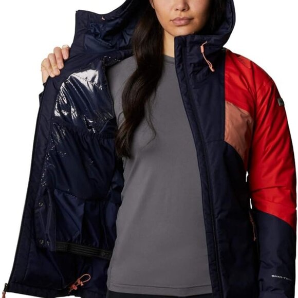 🆕Columbia Women's Alpine Diva Insulated Jacket, 1X-Dark Nocturnal/Bold O/Nova P - Picture 7 of 13